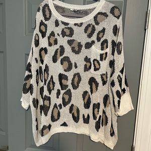 Lightweight Leopard Sweater